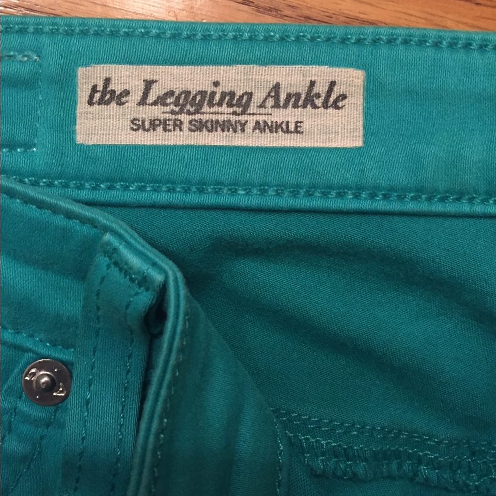 Turquoise pants